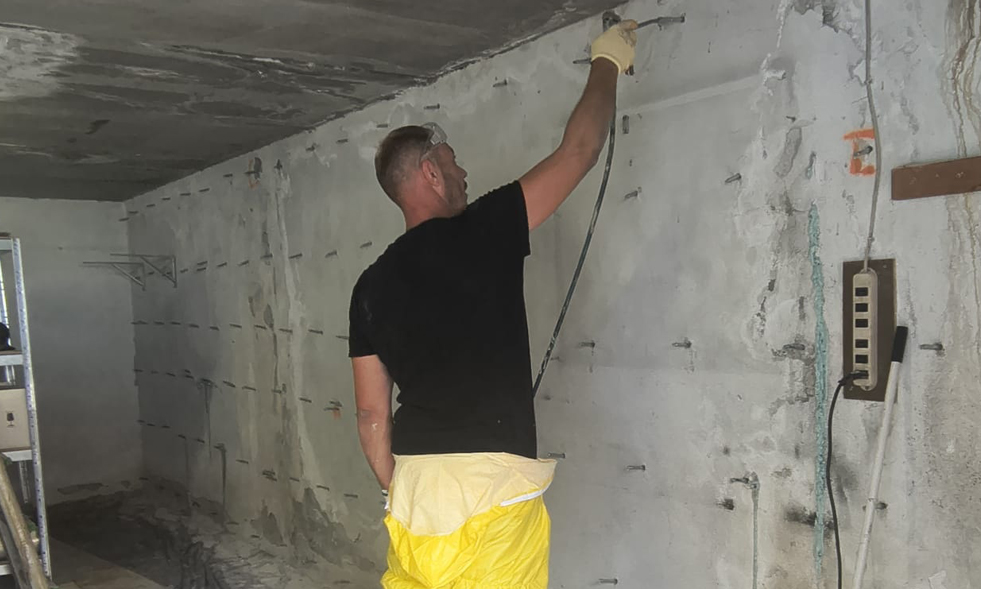 Infiltrazioni nella parete controterra Drywallsystem